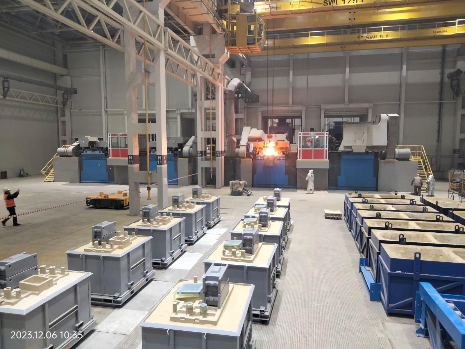 Moulding & Core Production Lines — detail view