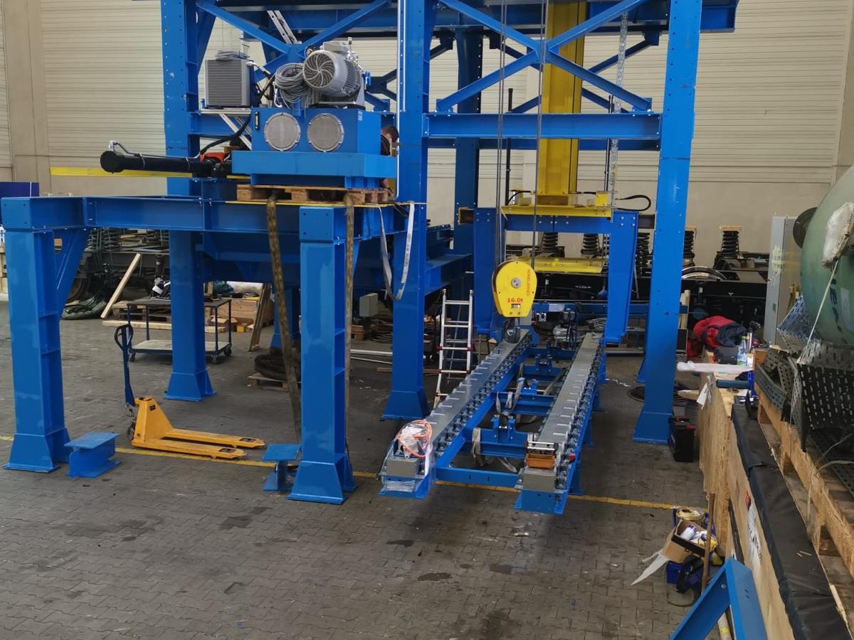 Casting, Pouring & Cooling Systems — in operation